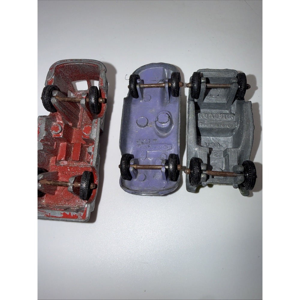 Vintage Metal Die Cast Toy Car Lot Of 14: Tootsie, Midgetoy, Lesney Matchbox - Picture 14 of 16
